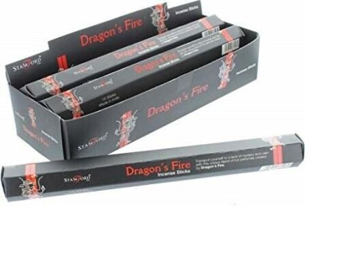 Bâtons d'encens de feu Dragons, boîte de 6