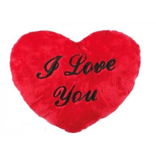 Coussin peluche coeur I Love You 60 cm - Peluche XXL idée cadeau St Valentin