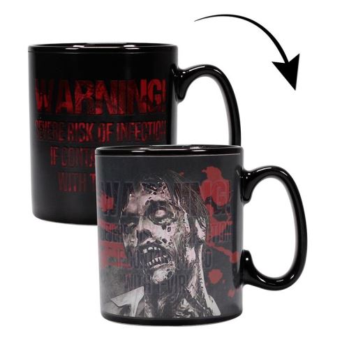 Tasse XL thermosensible Resident Evil - Warning! Infected