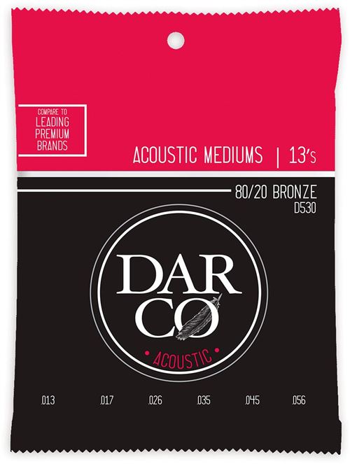 Non Communiqué Bronze Darco D530 Phosphor Medium 13-56 Jeux De Cordes Folk 013