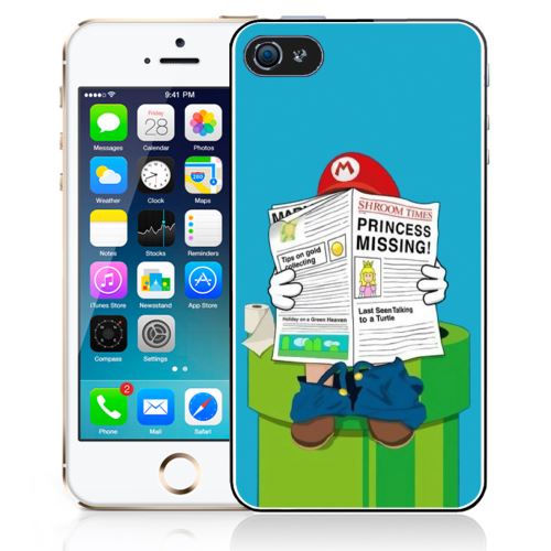 Coque pour iPhone 5C mario humour