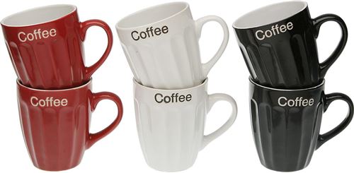 Versa - Coffret 6 tasses en grès Iva