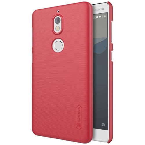 Nokia 7 Coque Protection Plastique Texture concave-convexe Rouge ALS54530