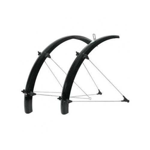 SKS FENDER SET BLUEMELS PLASTIQUE 20 pouces X 53 mm noir
