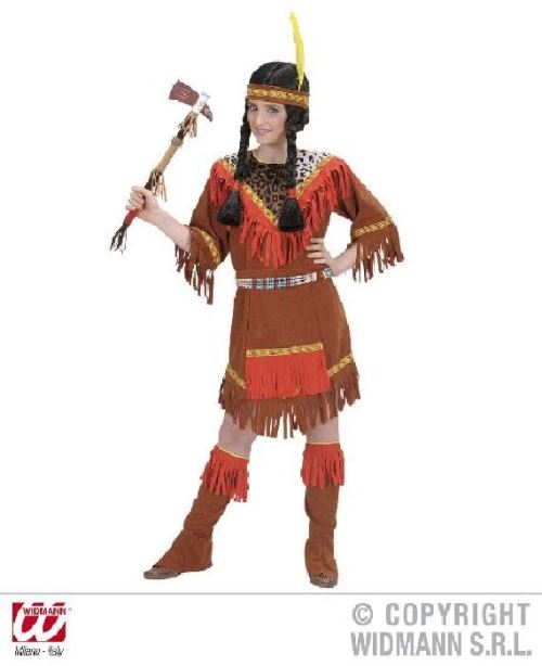 Déguisement indienne apache 5/7 ans