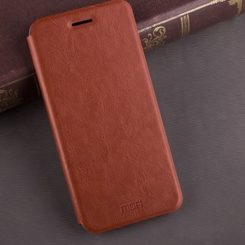 Nokia 8 Housse Etui Cuir PU Texture Peau Marron ALS54626