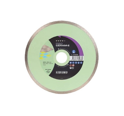 Sidamo - Disque Diamant Pro Ceram-E - D. 180 X 30-25,4-22,23 X H 7