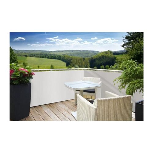 WINDHAGER Occultation balcon Sylt occultation 85% - 0,9x5m - Blanc