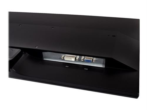 V7 L236E-3EU - LCD-monitor - 23.6 - 1920 x 1080 Full HD (1080p) - VA - 250 cd/m² - 1000:1 - 5 ms - DVI, VGA - zwart