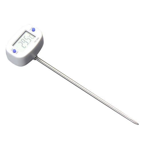 Thermomètre LCD numérique pour barbecue / lait / café-blanc