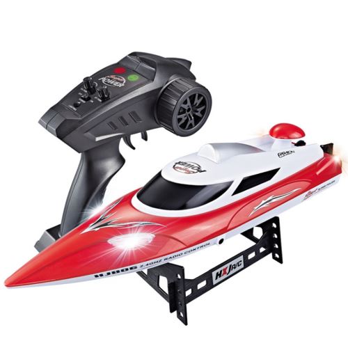 Hj806B Rc Bateau À Grande Vitesse 35 Kmh 200M Distance de Contrôle Rapide Des Navires Rc Boat Racing BT040