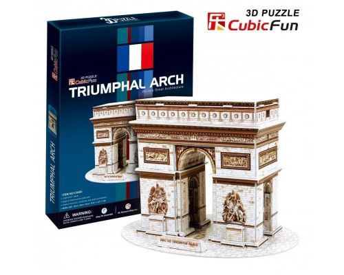 Puzzle 26 Pièces : Puzzle 3D - Arc de Triomphe, Cubic Fun