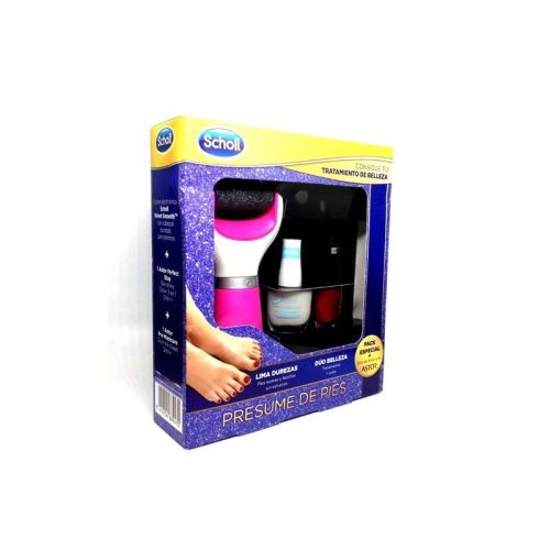 Râpe Électrique Scholl Velvet Smooth Diamond Crystals et 2 Vernis à Ongles Astor en Cadeau