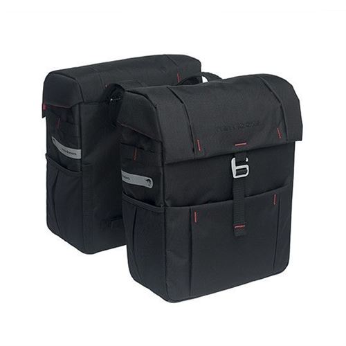 Sacoche velo porte bagage a pont newlooxs vigo racktime noir -37 litres- 310x400x150mm