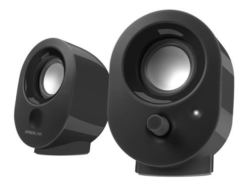 SPEEDLINK SNAPPY - Luidsprekers - voor PC - 4 Watt (Totaal) - zwart