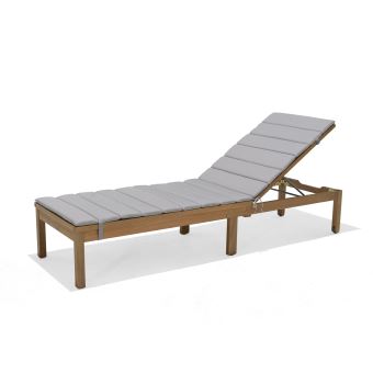 Transat De Jardin Chillvert Milan Bois Avec Roues 191 10x59 60x86 90 Cm Mobilier De Jardin Achat Prix Fnac