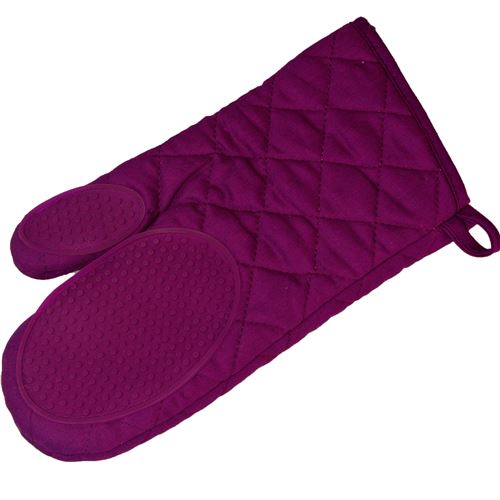 Gant 30 x 18 cm polycoton+silicone cuistot Prune
