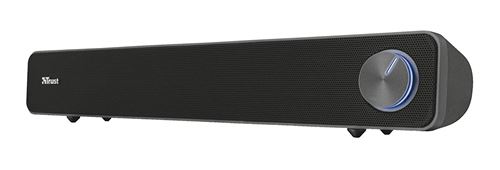 Trust Arys Enceinte PC Barre de Son pour Ordinateur et TV, 12 Watt, Alimentation USB