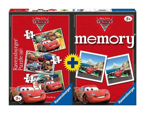 Cars Pack Memory+puzzle triple