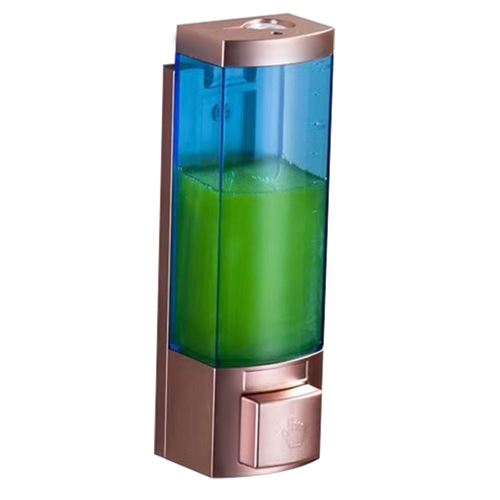 Boîte de Distributeur de Savon Mural Abs Simple Bleu Transparent
