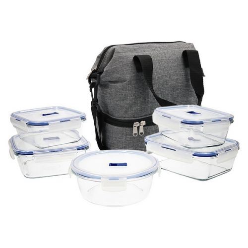 Ensemble de Boîtes à Lunch Luminarc Pure Box (6 pcs) Bleu