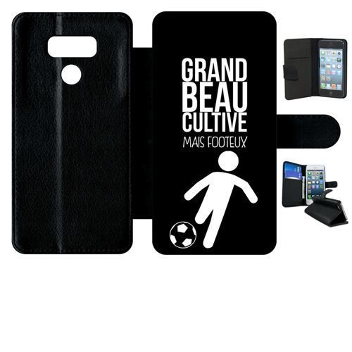 Etui à rabat lg g6 grand beau cultiv mais footeux 1