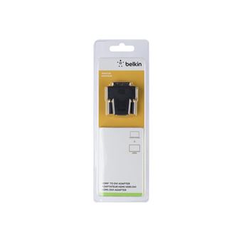 Adaptateur vidéo Belkin HDMI femelle pour DVI mâle Noir