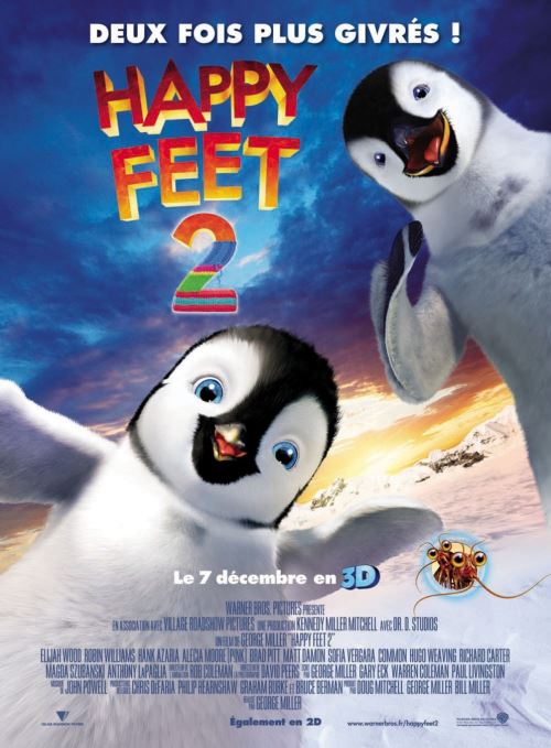 Happy Feet 2 AFFICHE CINEMA ORIGINALE