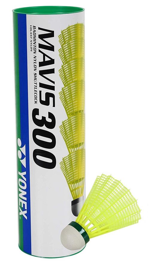 Volant De Badminton En Plastique Yonex Mavis 300 X 6 - Jaune - YONEX