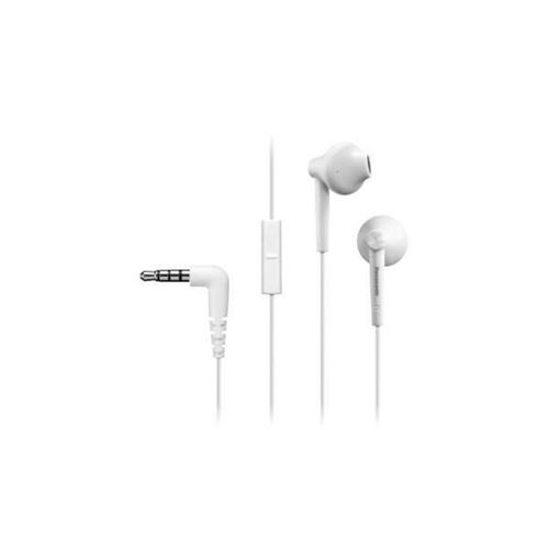 Panasonic Rp-Tcm55E - Écouteurs avec Micro - Embout Auriculaire - Filaire - Jack 3,5Mm - Blanc