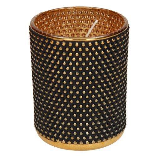 Photophore Or avec Bougie, 10cm