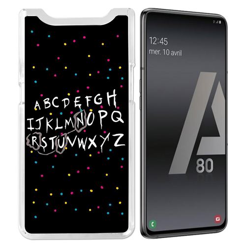Coque pour Samsung Galaxy A80 / A90 -  Stranger Things Alphabet