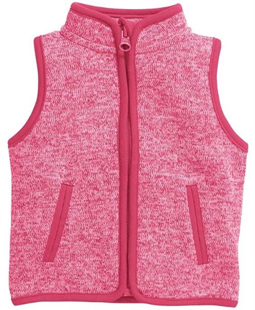 Schnizler bodywarmer Knitted Fleecejunior rose