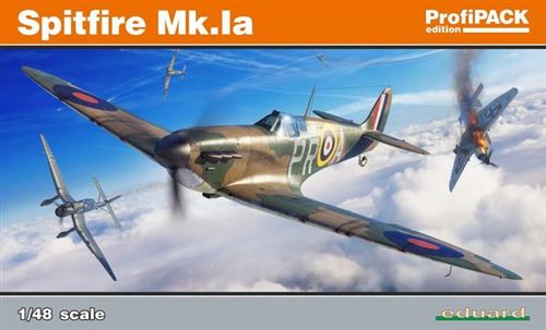  Maquette avion Eduard Spitfire Mk.Ia, &eacute;dition Profipack- 1/48 - Maque