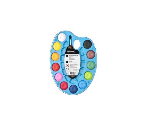 Wonday Palette de pastilles de gouache, 12 couleurs