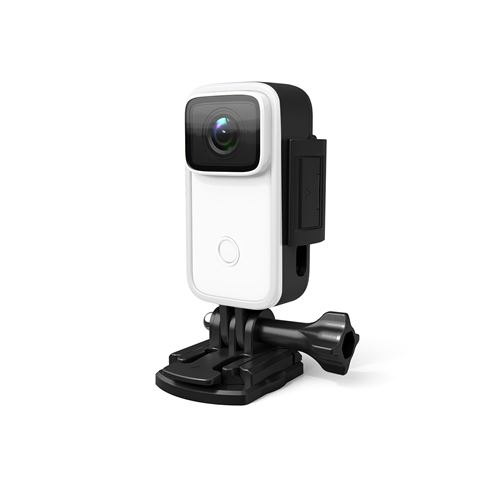 Caméra sport mini SJCAM C200 4K WIFI Écran IPS de 1,28 pouces-Blanc
