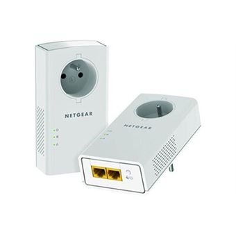 Netgear plp2000-100frs pack de 2 prises cpl 2000 mbps avec prise filtrée et  2 ports ethernet, compatibles avec tous les modèles de la gamme et toutes -  Routeurs - Achat & prix