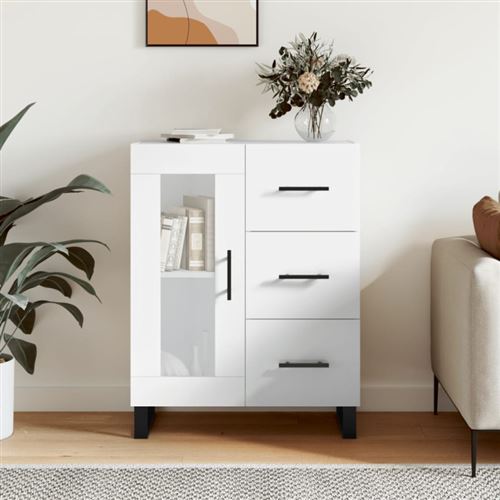 Vidaxl Blanc Buffet - Brillant - Image 2