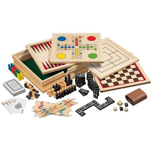 Philos - 3099 - Set De Jeux De Soci&eacute;t&eacute; - 10 - Taille Petit