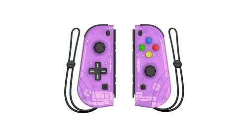 Joycon controller poignée de jeu joypad de remplacement gauche et droite pour commutateur ns - violet