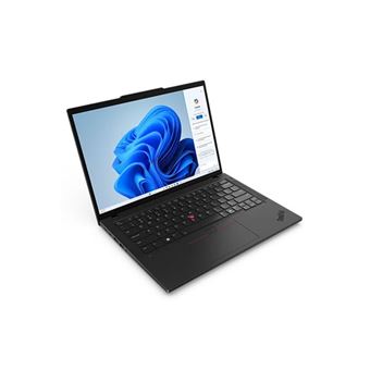 Lenovo ThinkPad T14 Gen 5 21MC - Conception de charnière à 180 degrés - AMD Ryzen 7 - 8840U / jusqu'à 5.1 GHz - Win 11 Pro - Radeon 780M - 32 Go RAM - 1 To SSD TCG Opal Encryption 2, NVMe, Performance - 14" IPS 1920 x 1200 - Gigabit Ethernet - Wi-Fi 6