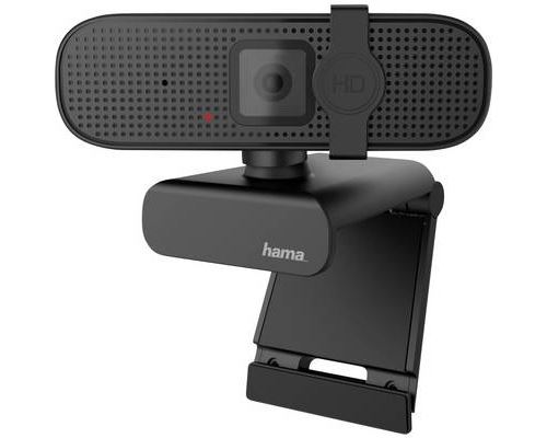 Hama C-400 Webcam Full HD 1920 x 1080 Pixel support à pince