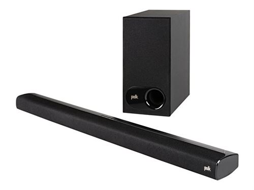 Polk Audio Signa S2 - Système de barre audio - pour home cinéma - Canal 2.1 - sans fil - Bluetooth - noir