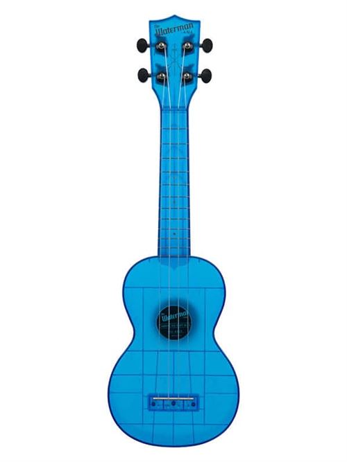 Kala KA-WMT-BL-S - Waterman, ukulélé soprano - Cobalt Blue Transparent