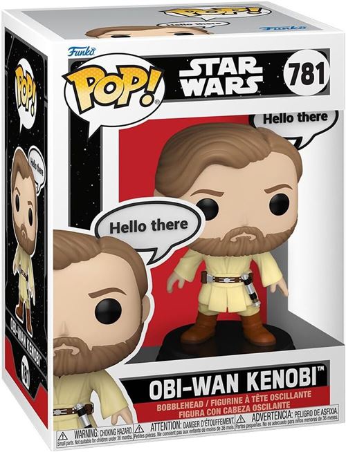 Non Communiqué Or Figurine Funko Pop! N°781 | Star Wars | Obi-Wan Kenobi
