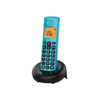 Téléphone DECT Alcatel E160 avec identification de l'appelant Noir, Vert - 1