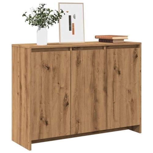 VIDAXL - Buffet - Chêne - 102x33x75 cm - Image 3