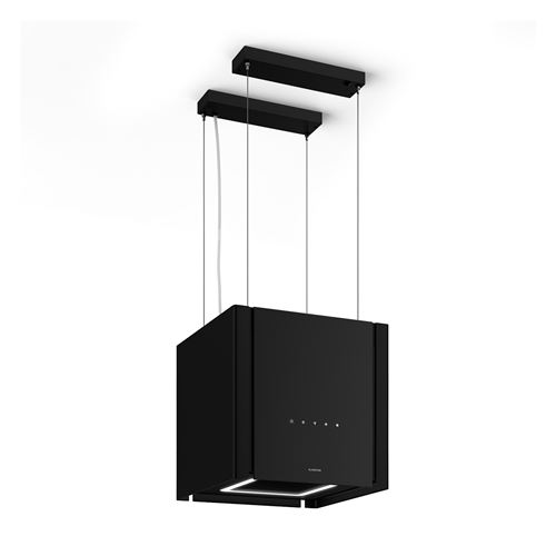 Velaire Dunstabzugshaube Liftfunktion 40 cm   Edel, minimalistisch, kraftvoll   EEC A++   601 m³/h Schwarz