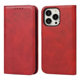 Coque IPhone 13 Pro Max Anti-choc Magnétique – Rouge, Protection Complète Avec Anneau
