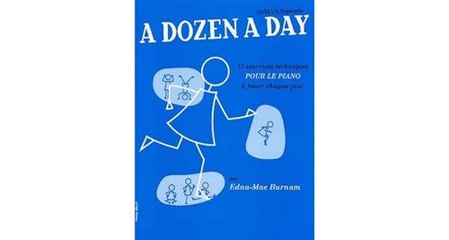 A dozen a day livre 1 (fr) - préparatoire - edna mae burnam - piano